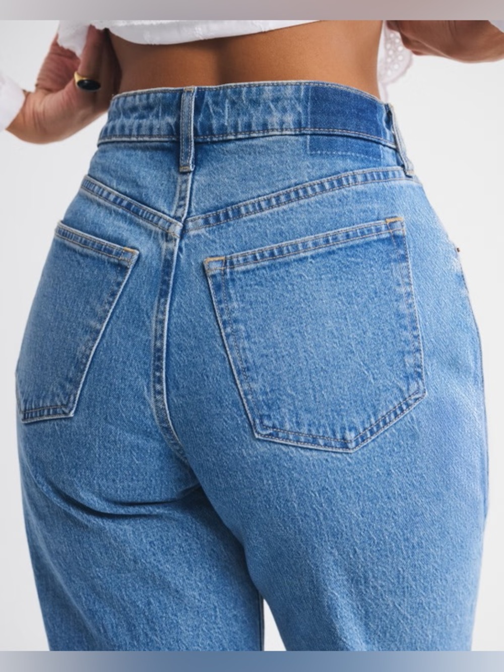 Abercrombie & Fitch The '90, Straight Ultra High Rise Curve Love cotton sz 10/30